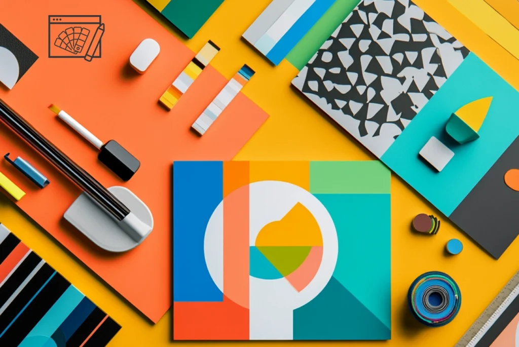 A colorful branding package create by Obsidian Atlas' design team.